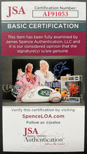 Load image into Gallery viewer, Gordie Howe Sid Abel Signed NHL Red Wings Production Line Photo Autographed JSA