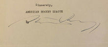 Load image into Gallery viewer, 1943 AHL Hockey Signed Letter Maurice Podoloff Autographed NBA HOFer JSA LOA