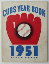 Load image into Gallery viewer, 1951 MLB Baseball Chicago Cubs Year Book Wrigley Field Vintage Yearbook