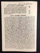 Load image into Gallery viewer, 1935 International Baseball IL Toronto Maple Leafs v Montreal Royals Program