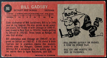 Load image into Gallery viewer, 1964-65 Vintage Detroit Red Wings Bill Gadsby Topps Tallboy NHL Hockey Card