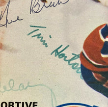 Load image into Gallery viewer, 1969 Autographed NHL Montreal All-Star Game Program Signed 19 Hockey Stars LOA