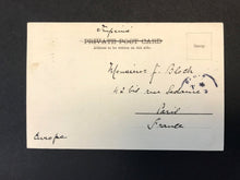 Load image into Gallery viewer, 1904 Canadian Sport Series Football Postcard Postmarked Montreal to France