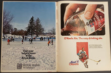 Load image into Gallery viewer, 1974-1975 NHL Hockey Black Hawks Program Toronto Maple Leafs Chicago Blackhawks