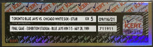 Load image into Gallery viewer, 1989 Exhibition Stadium Final Game Toronto Blue Jays Ticket Stub iCert MLB