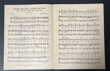 Load image into Gallery viewer, 1928 Babe Ruth Sheet Music Book Vintage MLB Baseball New York Yankees