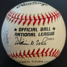 Load image into Gallery viewer, Phil Collins Autographed NL Rawlings Baseall + Inscription Genesis Drummer JSA