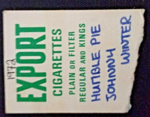 Load image into Gallery viewer, 1972 Humble Pie Johnny Winter Concert Toronto Maple Leaf Gardens Ticket Stub Vtg