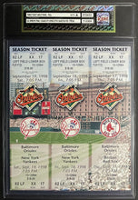 Load image into Gallery viewer, 1998 Cal Ripken Jr. Final 3 Games Iron Man Streak Uncut Ticket Panel MLB Orioles