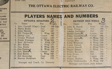 Load image into Gallery viewer, 1933 Auditorium NHL Hockey Program Ottawa Senators vs Detroit Red Wings + News