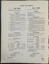 Load image into Gallery viewer, 1941 Polo Grounds Joe Louis v Billy Conn Heavyweight Title Fight Boxing Program