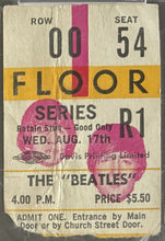 Load image into Gallery viewer, 1966 Maple Leaf Gardens The Beatles Slabbed Concert Ticket Authenticated PSA