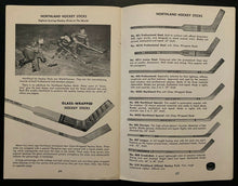 Load image into Gallery viewer, 1950s Northland Skis Sporting Goods Catalog St. Paul Minnesota Hockey Sticks