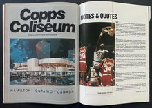 Load image into Gallery viewer, 1986 NBA Basketball Program Detroit Pistons New York Knicks Copps Coliseum