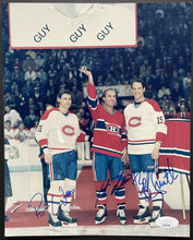 Load image into Gallery viewer, Walter + Lafleur + Skrudland Autographed Montreal Canadiens NHL Hockey Photo JSA