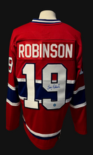 Load image into Gallery viewer, Larry Robinson Autographed Montreal Canadiens Fanatics NHL Hockey Jersey AJs COA