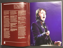 Load image into Gallery viewer, 2010 Paul McCartney Up And Coming World Concert Tour Program Music VTG