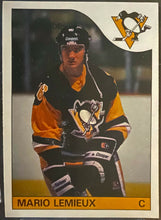 Load image into Gallery viewer, 1985 -1986 O-Pee-Chee #9 Mario Lemieux Rookie Card RC NHL Penguins Beckett 8.5