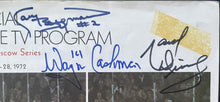 Load image into Gallery viewer, 1972 Summit Series Multi Signed Hockey Program x14 Autographed Tretiak JSA LOA