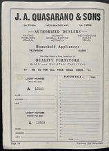 Load image into Gallery viewer, 1954 Motor City Speedway Program + Ticket Detroit Auto Racing Vintage