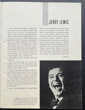 Load image into Gallery viewer, 1957 Jerry Lewis Stand Up Comedy Tour Program Vintage Original