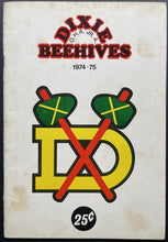 Load image into Gallery viewer, 1974-75 Dixie Beehives OHA Jr. A Hockey Program vs Markham Waxers Vintage