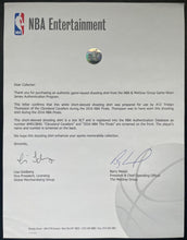 Load image into Gallery viewer, 2016 NBA Finals Game Worn Tristan Thompson Used Shooting Shirt NBA MeiGrey LOA