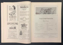 Load image into Gallery viewer, October 29th 1927 Yale Bowl Football Program Yale vs Dartmouth Great Cover VTG