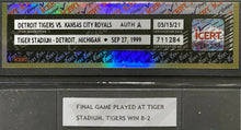 Load image into Gallery viewer, 1999 MLB Baseball Detroit Tigers Stadium Final Game Ticket Kansas City Royals
