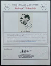Load image into Gallery viewer, 1950s Vintage Signed PGA Golf Walter Hagen Autographed Promotional Photo LOA
