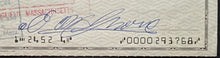 Load image into Gallery viewer, 1964 NHL Hockey Bruins HOFer Eddie Shore Signed Cheque Autographed Check LOA