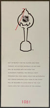 Load image into Gallery viewer, 1998 NHL Hockey Awards Dinner VIP Ticket + Advertiser Card Dominik Hasek MVP