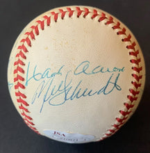 Load image into Gallery viewer, MLB 500 HR Club Signed x11 Rawlings Baseball Mantle Mays Williams Autos JSA LOA