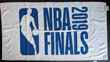 Load image into Gallery viewer, 2019 NBA Finals Golden State Warriors Game Used Towel Strength In Numbers