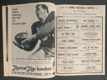 Load image into Gallery viewer, 1958 NFL Program LA Times 14th Annual Charity Football Game Rams vs Redskins