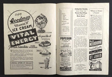 Load image into Gallery viewer, 1937 Chicago Stadium Hockey Program Toronto Maple Leafs v Chicago Blackhawks NHL