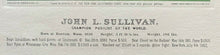 Load image into Gallery viewer, 1883 Currier & Ives-John L. Sullivan Pugilist Litho New York Illustrated Times
