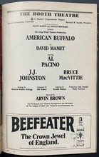 Load image into Gallery viewer, Al Pacino Autographed American Buffalo Playbill Theatre Broadway Signed JSA LOA