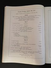 Load image into Gallery viewer, 1912 Extremely Rare Vintage Mutual Street Arena Grand Opening Souvenir Program
