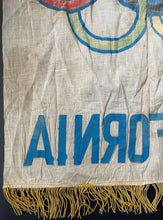 Load image into Gallery viewer, 1932 Xth Summer Olympics Los Angeles California Original Linen Banner VTG LOA