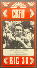 Load image into Gallery viewer, 1971 CKFH Radio Survey Record Chart Toronto Music Bee Gees Stampeders