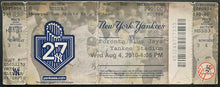 Load image into Gallery viewer, 08/4/2010 New York Yankees MLB Baseball Ticket Alex Rodriguez 600th Home Run