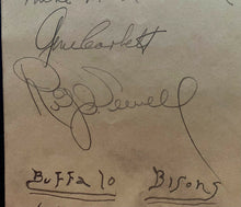 Load image into Gallery viewer, 1937 Buffalo Bisons International League Team Signed Album Page x2 13 Autographs
