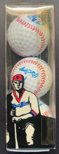 Load image into Gallery viewer, 1996 Toronto Blue Jays Budig Baseball Branded Golf Balls x3 Powell Raven 332