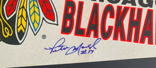 Load image into Gallery viewer, 1981-82 Chicago Blackhawks Full Size Hockey Pennant Autographed x2 Marsh + Kerr