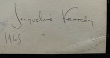 Load image into Gallery viewer, 1965 Jacqueline Kennedy Autographed Signed Handwritten Letter JSA LOA Vintage