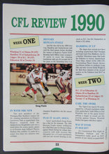 Load image into Gallery viewer, 1990 Vintage Grey Cup Program BC Place Edmonton Eskimos vs Winnipeg Blue Bombers