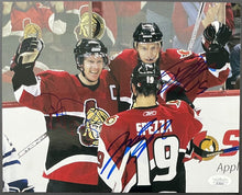 Load image into Gallery viewer, Spezza + Heatley + Alfredsson Multi Signed Ottawa Senators NHL Hockey Photo JSA