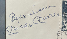 Load image into Gallery viewer, 1983 Mickey Mantle Autographed Cachet Signed New York Yankees Baseball PSA LOA