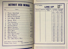 Load image into Gallery viewer, 1953 Olympia Stadium NHL Hockey Program Detroit Red Wings vs New York Rangers